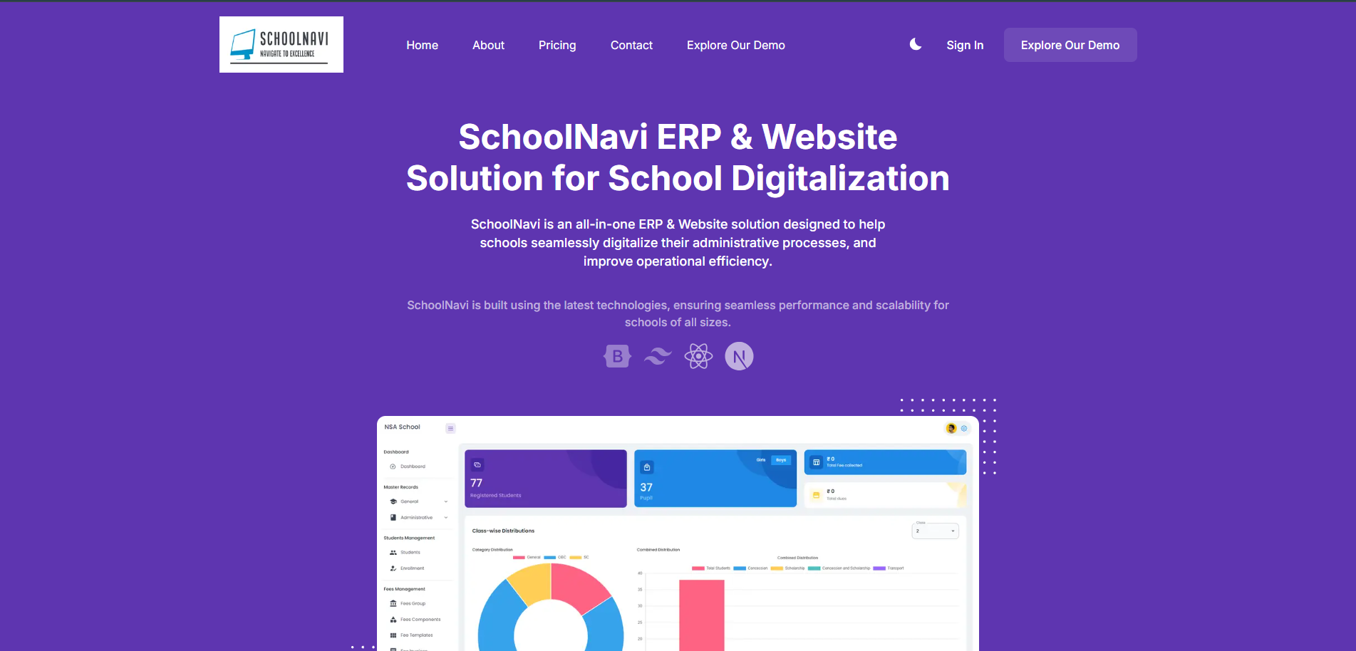 SchoolNavi Dashboard